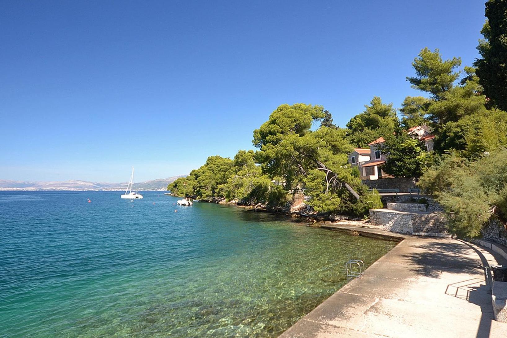 Apartments By The Sea Splitska, Brac - 2923 Postira Eksteriør bilde